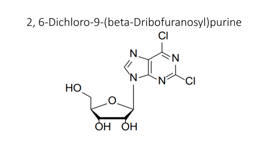 2-6-dichloro-9-beta-dribofuranosylpurine