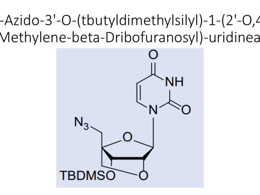 5-azido-3-o-tbutyldimethylsilyl-1-2-o4-cmethylene-beta-dribofuranosyl-uridineaci