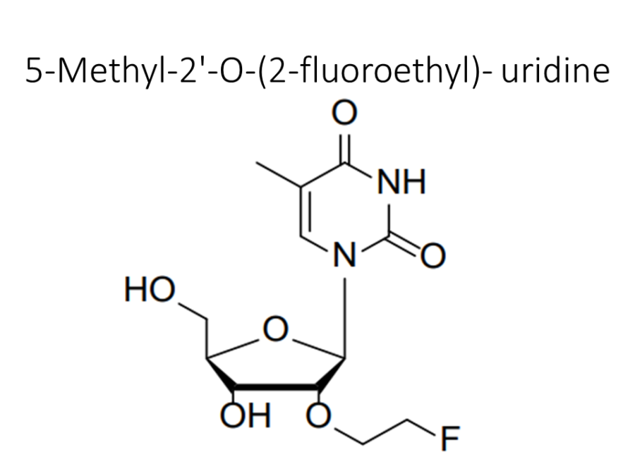 5-methyl-2-o-2-fluoroethyl-uridine