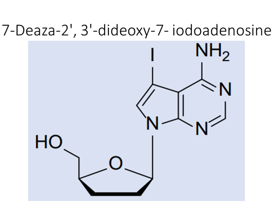 7-deaza-2-3-dideoxy-7-iodoadenosine