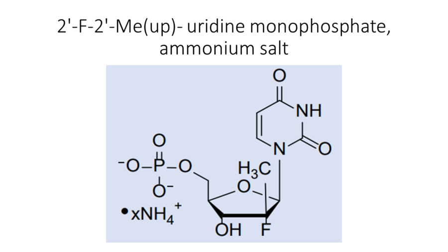 2-f-2-meup-uridine-monophosphate-ammonium-salt