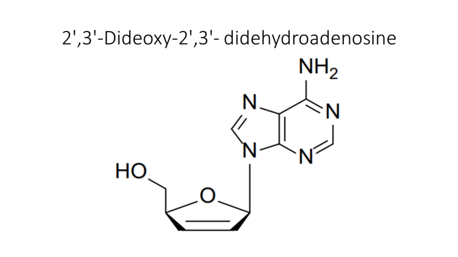 23-dideoxy-23-didehydroadenosine