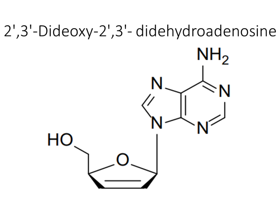 23-dideoxy-23-didehydroadenosine