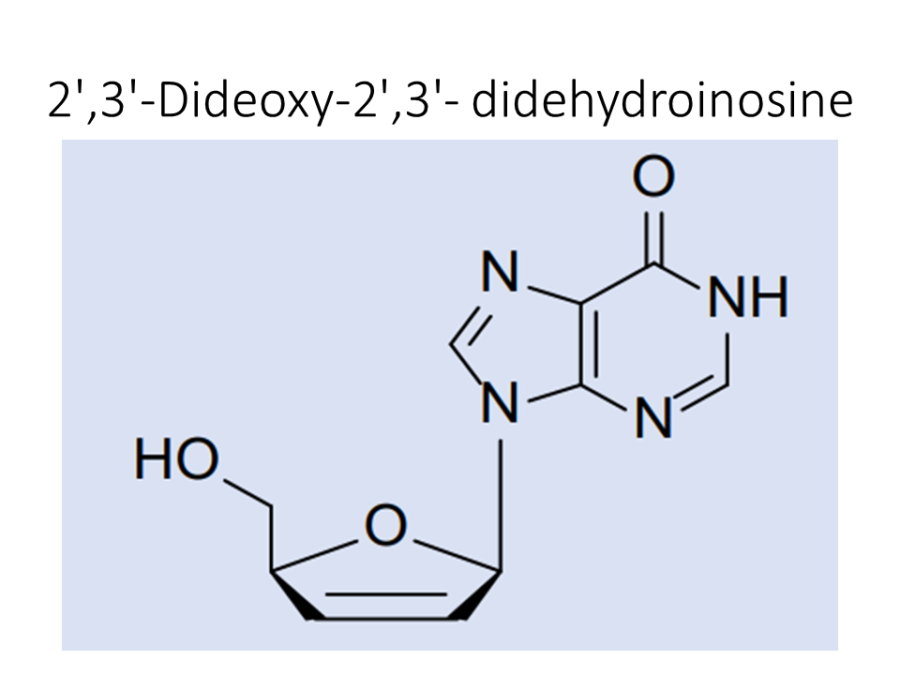 23-dideoxy-23-didehydroinosine