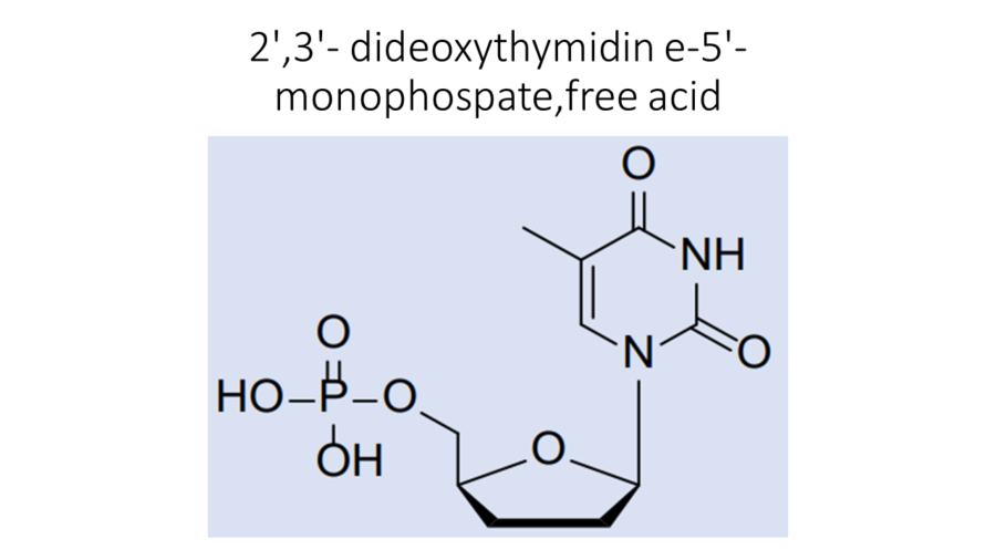 23-dideoxythymidin-e-5-monophospatefree-acid