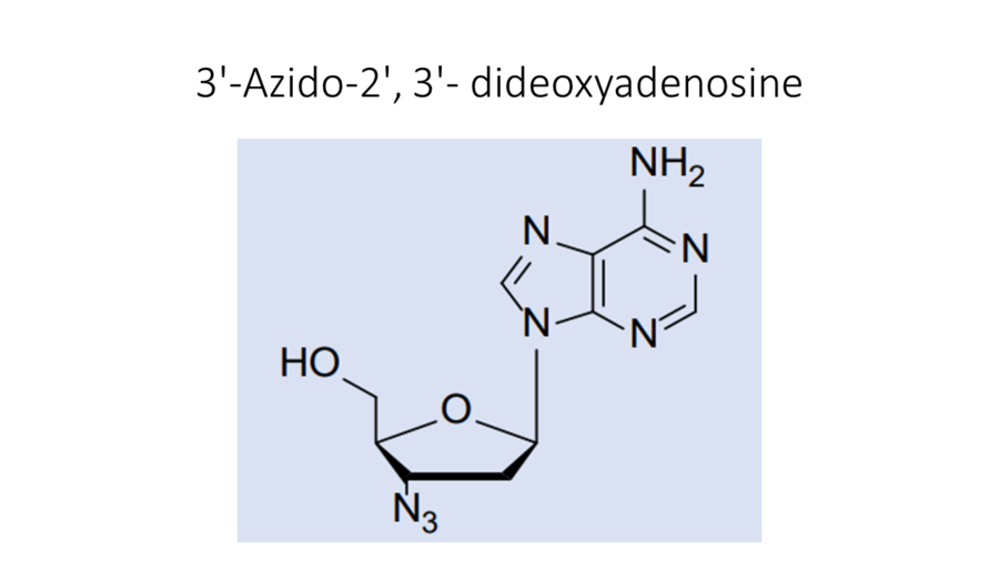 3-azido-2-3-dideoxyadenosine