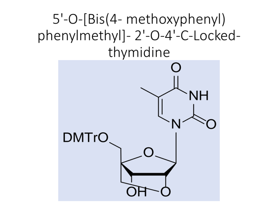 5-o-bis4-methoxyphenyl-phenylmethyl-2-o-4-c-locked-thymidine
