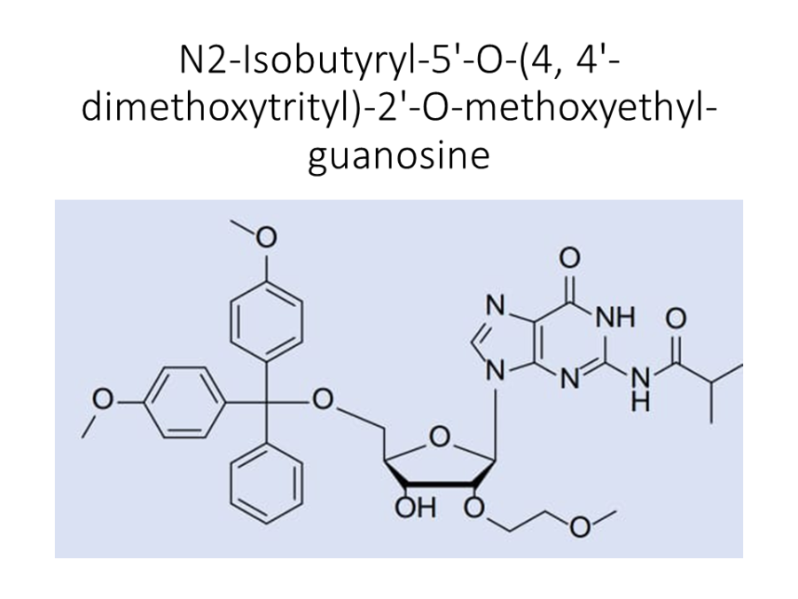 n2-isobutyryl-5-o-4-4-dimethoxytrityl-2-o-methoxyethyl-guanosine