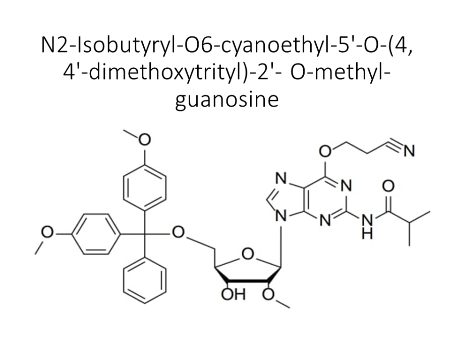 n2-isobutyryl-o6-cyanoethyl-5-o-4-4-dimethoxytrityl-2-o-methyl-guanosine