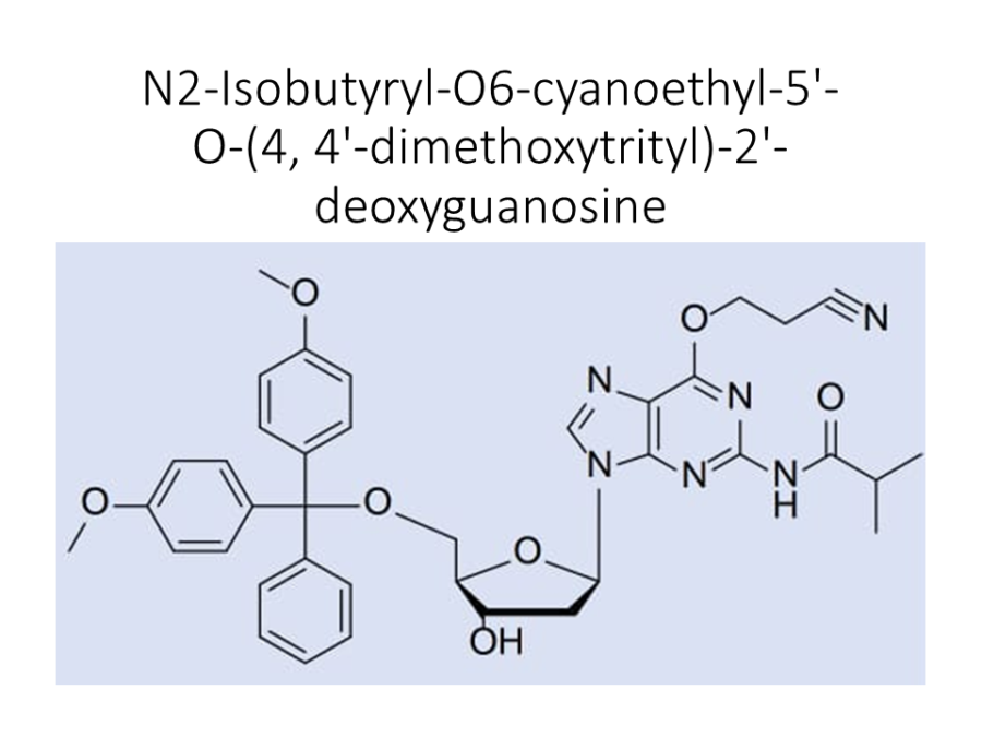 n2-isobutyryl-o6-cyanoethyl-5-o-4-4-dimethoxytrityl-2-deoxyguanosine