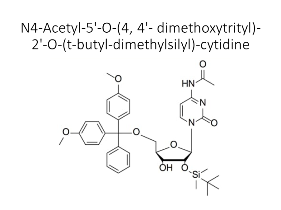 n4-acetyl-5-o-4-4-dimethoxytrityl-2-o-t-butyl-dimethylsilyl-cytidine