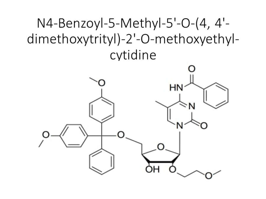 n4-benzoyl-5-methyl-5-o-4-4-dimethoxytrityl-2-o-methoxyethyl-cytidine