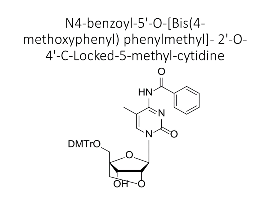 n4-benzoyl-5-o-bis4-methoxyphenyl-phenylmethyl-2-o-4-c-locked-5-methyl-cytidine