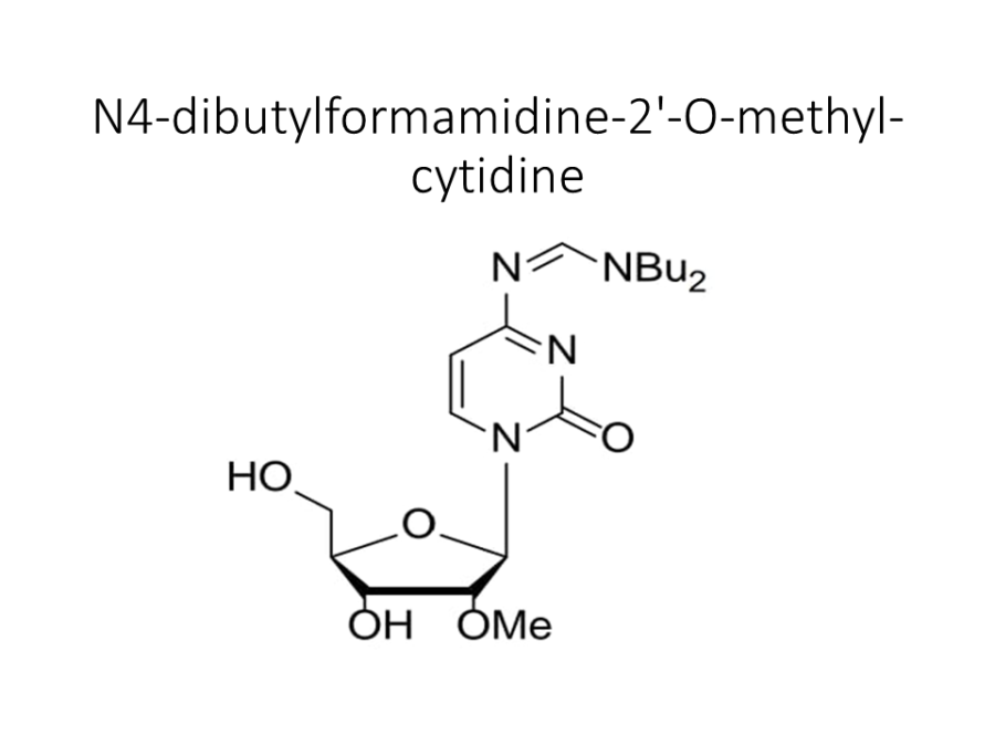 n4-dibutylformamidine-2-o-methyl-cytidine