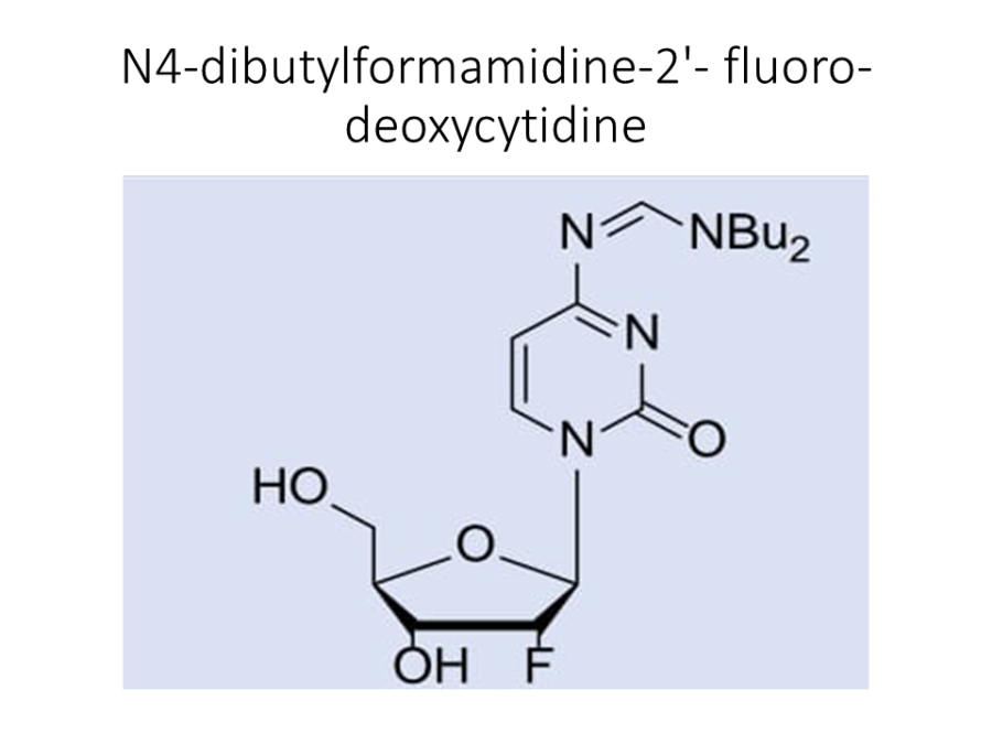 n4-dibutylformamidine-2-fluoro-deoxycytidine