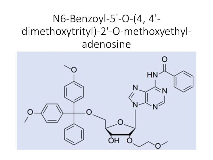 n6-benzoyl-5-o-4-4-dimethoxytrityl-2-o-methoxyethyl-adenosine