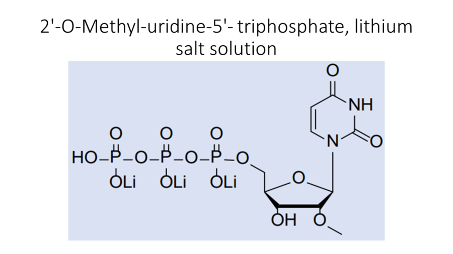 2-o-methyl-uridine-5-triphosphate-lithium-salt-solution