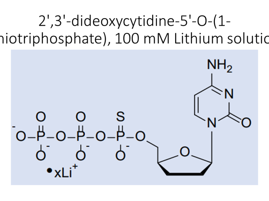 23-dideoxycytidine-5-o-1-thiotriphosphate-100-mm-lithium-solution