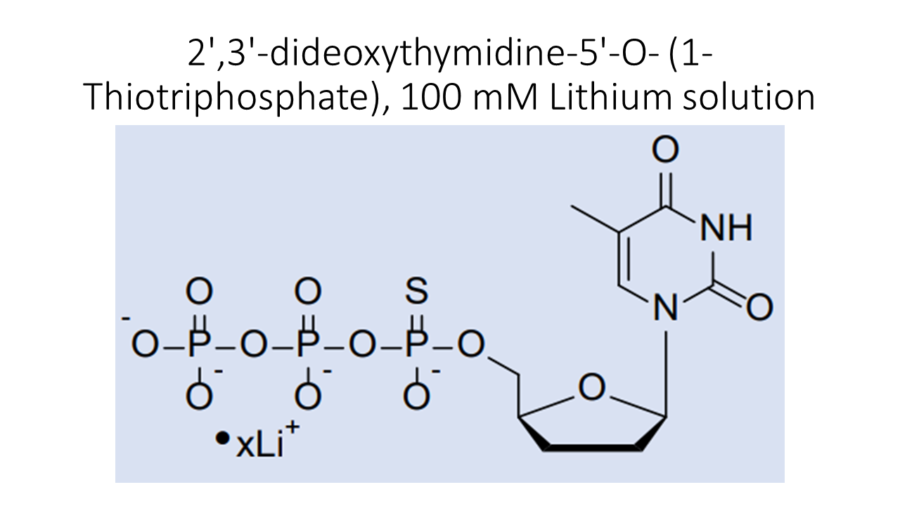 23-dideoxythymidine-5-o-1-thiotriphosphate-100-mm-lithium-solution