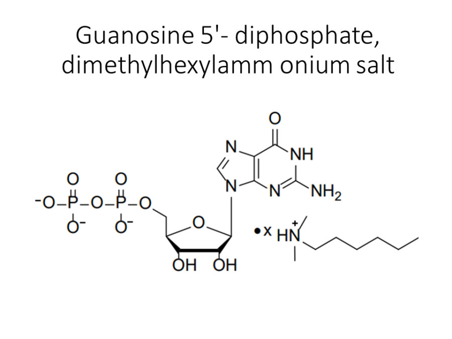 guanosine-5-diphosphate-dimethylhexylamm-onium-salt