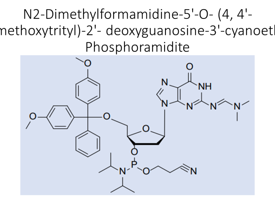 n2-dimethylformamidine-5-o-4-4-dimethoxytrityl-2-deoxyguanosine-3-cyanoethyl-phosphoramidite