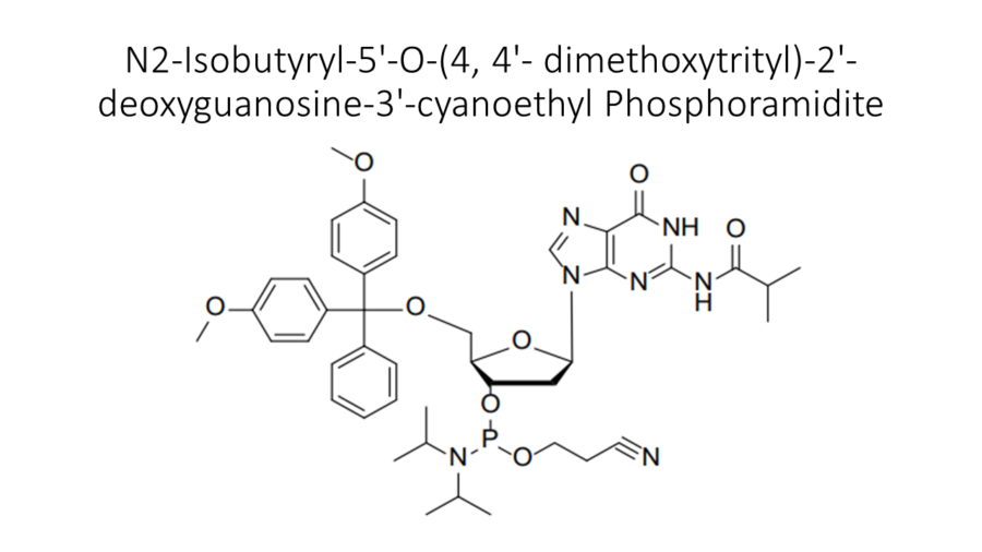n2-isobutyryl-5-o-4-4-dimethoxytrityl-2-deoxyguanosine-3-cyanoethyl-phosphoramidite