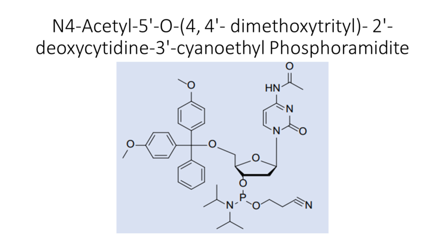 n4-acetyl-5-o-4-4-dimethoxytrityl-2-deoxycytidine-3-cyanoethyl-phosphoramidite