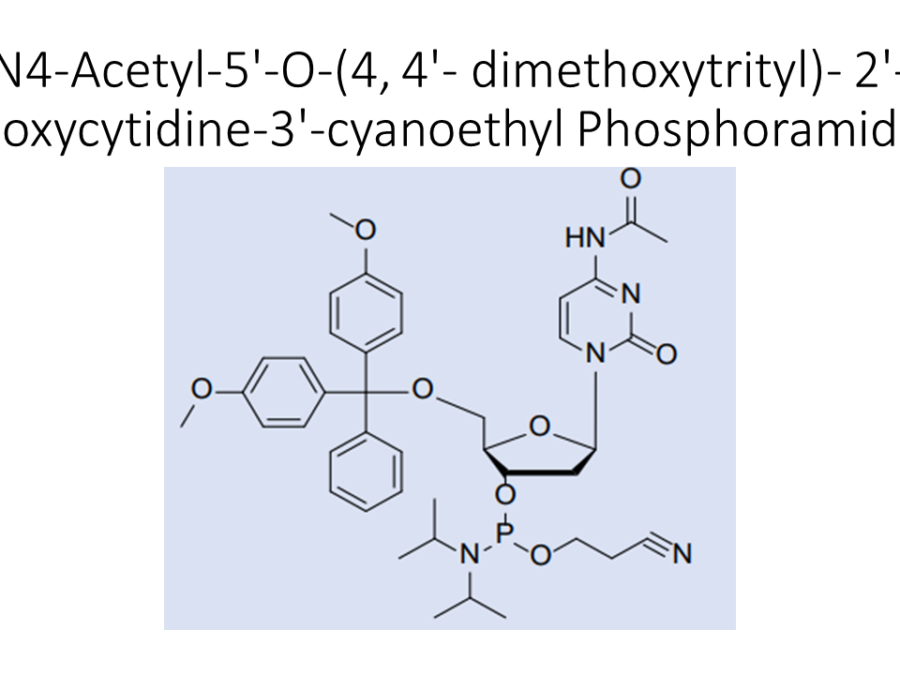 n4-acetyl-5-o-4-4-dimethoxytrityl-2-deoxycytidine-3-cyanoethyl-phosphoramidite
