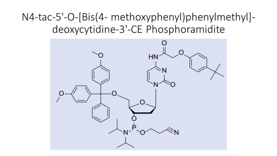 n4-tac-5-o-bis4-methoxyphenylphenylmethyl-deoxycytidine-3-ce-phosphoramidite